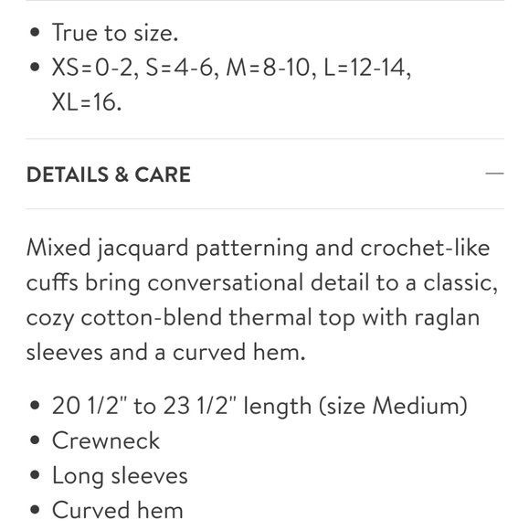 Free People In The Mix Cuff Thermal Top - Picture 10 of 10